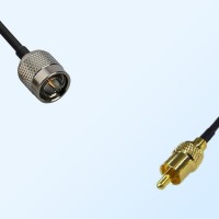 75Ohm TNC Male - RCA Male Cable Assemblies