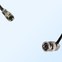 75Ohm BNC Male Right Angle - 1.0/2.3 DIN Male Cable Assemblies