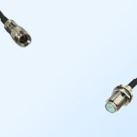 75Ohm 1.0/2.3 DIN Male to F Bulkhead Female Jumper Cable