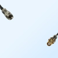 75Ohm 1.0/2.3 DIN Male to 1.6/5.6 DIN Bulkhead Female Jumper Cable