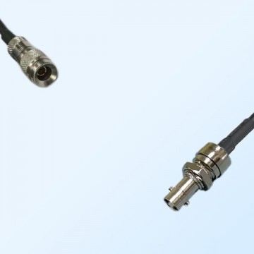 75Ohm HD-BNC/Micro BNC Bulkhead Female - 1.0/2.3 DIN Male Cable