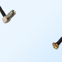 75Ohm 1.0/2.3 DIN Male R/A to MCX Male R/A Jumper Cable