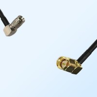 75Ohm 1.0/2.3 DIN Male R/A to SMA Male R/A Jumper Cable