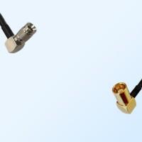 75Ohm 1.0/2.3 DIN Male R/A to SMB Female R/A Jumper Cable