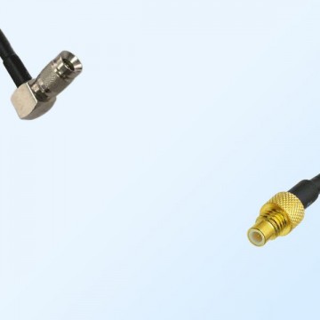 75Ohm 1.0/2.3 DIN Male Right Angle to SMC Male Jumper Cable
