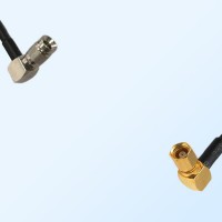 75Ohm 1.0/2.3 DIN Male R/A to SMC Female R/A Jumper Cable