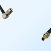 75Ohm 1.0/2.3 DIN Male R/A to 1.0/2.3 DIN Bulkhead Female Jumper Cable