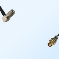 75Ohm 1.0/2.3 DIN Male R/A to 1.6/5.6 DIN Bulkhead Female Jumper Cable
