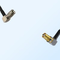 75Ohm 1.0/2.3 DIN Male R/A to 1.6/5.6 DIN B/H Female R/A Jumper Cable