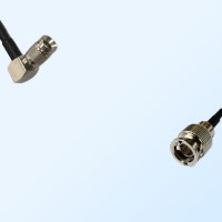 75Ohm Mini BNC Male - 1.0/2.3 DIN Male Right Angle Cable Assemblies