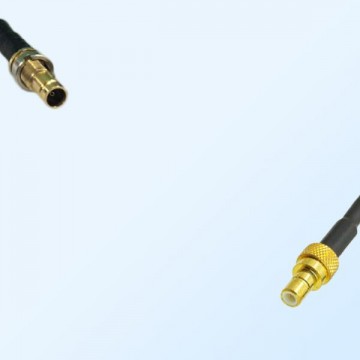 75Ohm 1.0/2.3 DIN Bulkhead Female-SMB Male Jumper Cable