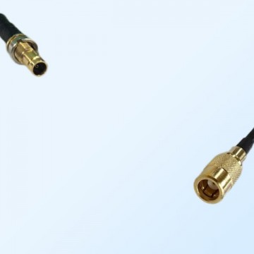 75Ohm 1.0/2.3 DIN Bulkhead Female-SMB Female Jumper Cable