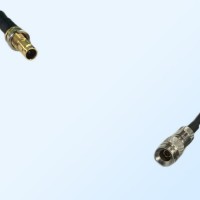 75Ohm 1.0/2.3 DIN Bulkhead Female to 1.0/2.3 DIN Male Jumper Cable