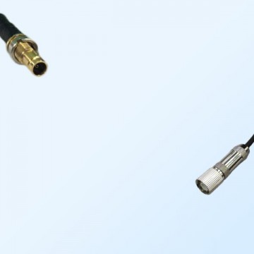 75Ohm 1.0/2.3 DIN Bulkhead Female to 1.6/5.6 DIN Male Jumper Cable
