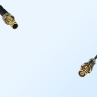 75Ohm 1.0/2.3 DIN B/H Female to 1.6/5.6 DIN B/H Female Jumper Cable