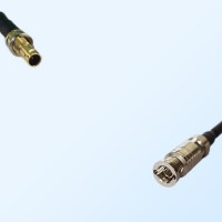 75Ohm HD-BNC/Micro BNC Male - 1.0/2.3 DIN B/H Female Cable