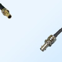 75Ohm HD-BNC/Micro BNC Bulkhead Female - 1.0/2.3 DIN B/H Female Cable
