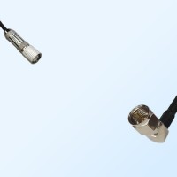 75Ohm 1.6/5.6 DIN Male-F Male Right Angle Jumper Cable
