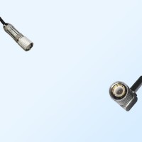 75Ohm 1.6/5.6 DIN Male-1.6/5.6 DIN Male Right Angle Jumper Cable