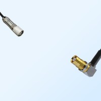 75Ohm 1.6/5.6 DIN Male-1.6/5.6 DIN Bulkhead Female R/A Jumper Cable