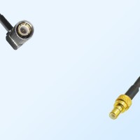 75Ohm 1.6/5.6 DIN Male Right Angle-SMB Male Jumper Cable
