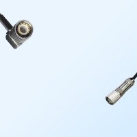 75Ohm 1.6/5.6 DIN Male Right Angle-1.6/5.6 DIN Male Jumper Cable