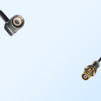 75Ohm 1.6/5.6 DIN Male R/A-1.6/5.6 DIN Bulkhead Female Jumper Cable