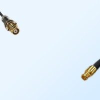 75Ohm 1.6/5.6 DIN Bulkhead Female-MCX Male Jumper Cable