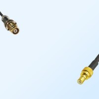 75Ohm 1.6/5.6 DIN Bulkhead Female-SMB Male Jumper Cable