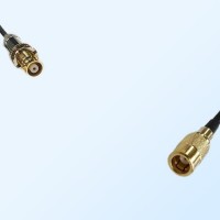75Ohm 1.6/5.6 DIN Bulkhead Female-SMB Female Jumper Cable