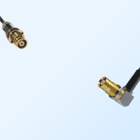 75Ohm 1.6/5.6 DIN B/H Female-1.6/5.6 DIN B/H Female R/A Jumper Cable