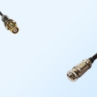 75Ohm HD-BNC/Micro BNC Male - 1.6/5.6 DIN B/H Female Cable