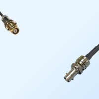 75Ohm HD-BNC/Micro BNC Bulkhead Female - 1.6/5.6 DIN B/H Female Cable