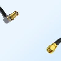 75Ohm 1.6/5.6 DIN Bulkhead Female R/A - SMC Female Jumper Cable