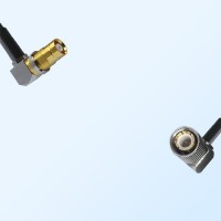 75Ohm 1.6/5.6 DIN B/H Female R/A-1.6/5.6 DIN Male R/A Jumper Cable