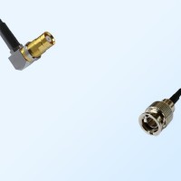75Ohm Mini BNC Male - 1.6/5.6 DIN Bulkhead Female R/A Cable Assemblies