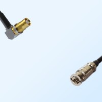 75Ohm HD-BNC/Micro BNC Male - 1.6/5.6 DIN B/H Female R/A Cable