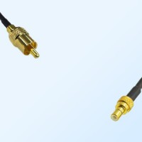 75Ohm RCA Male - SMB Male Jumper Cable