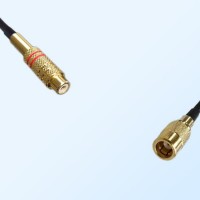 75Ohm RCA Female - SMB Female Jumper Cable