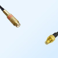 75Ohm RCA Female - SMC Male Jumper Cable