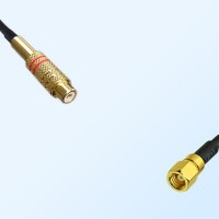 75Ohm RCA Female - SMC Female Jumper Cable