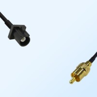 75Ohm Fakra A Male - RCA Male Cable Assemblies