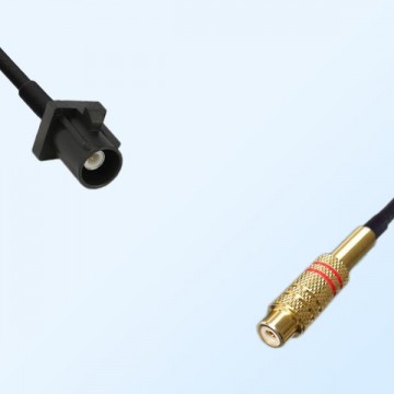 75Ohm Fakra A Male - RCA Female Cable Assemblies