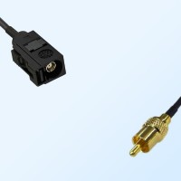 75Ohm Fakra A Female - RCA Male Cable Assemblies