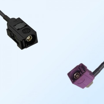 75Ohm Fakra A Female - Fakra D Female Right Angle Cable Assemblies