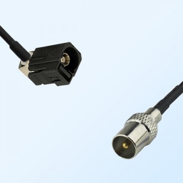 75Ohm Fakra A Female Right Angle - DVB-T TV Male Cable Assemblies