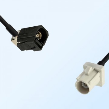 75Ohm Fakra A Female Right Angle - Fakra B Male Cable Assemblies