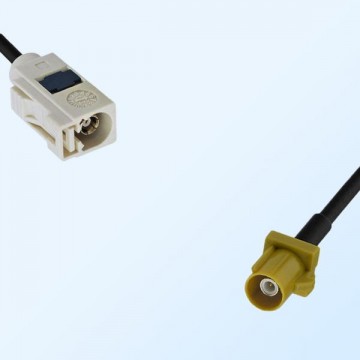 75Ohm Fakra B Female - Fakra K Male Cable Assemblies