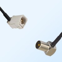 75Ohm Fakra B Female R/A - DVB-T TV Male R/A Cable Assemblies