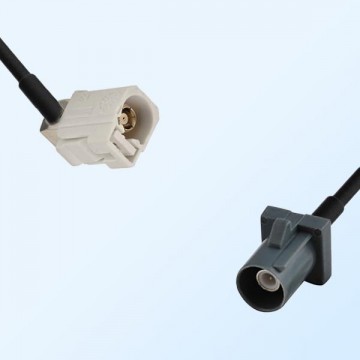 75Ohm Fakra B Female Right Angle - Fakra G Male Cable Assemblies